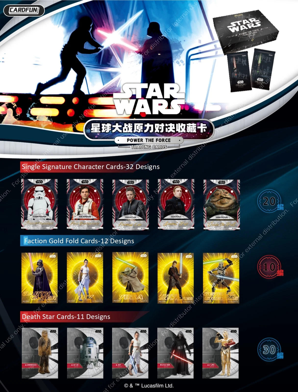 2025 CardFun Star Wars Power The Force :: Lucky Sport Cards